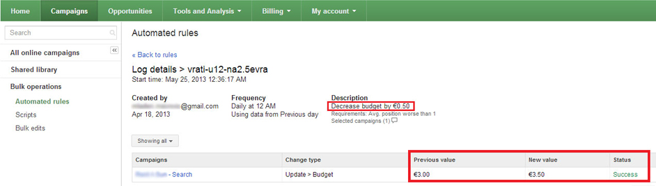 Google-Adwords-Bug-Automated-Rules